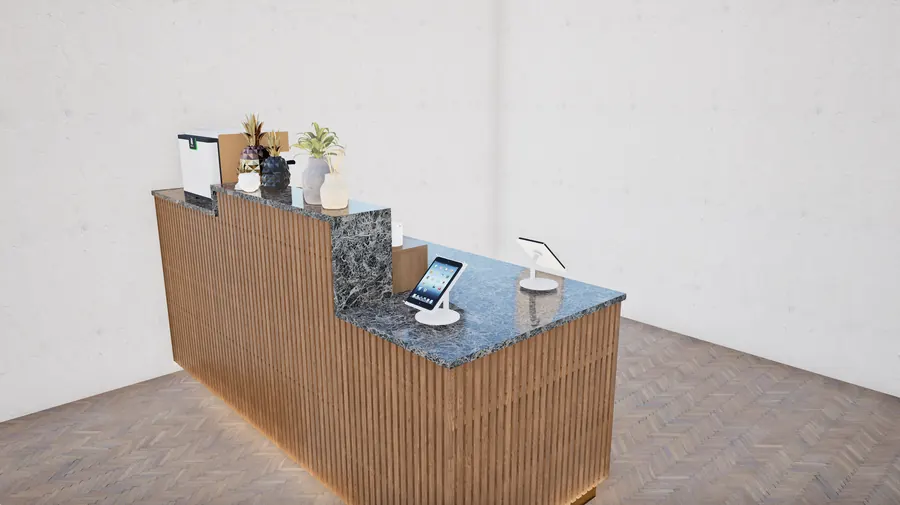 Rendering of counter detail