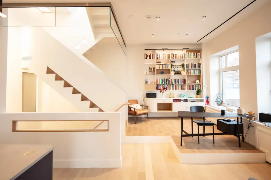 Custom residential built-ins and library joinery