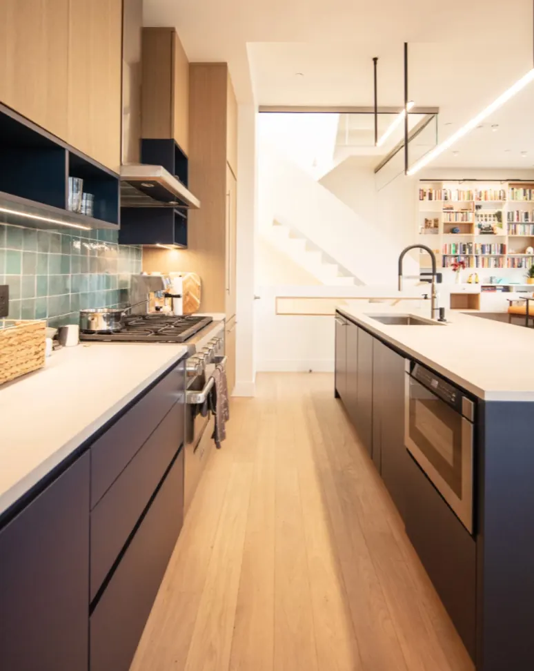Warm custom kitchen