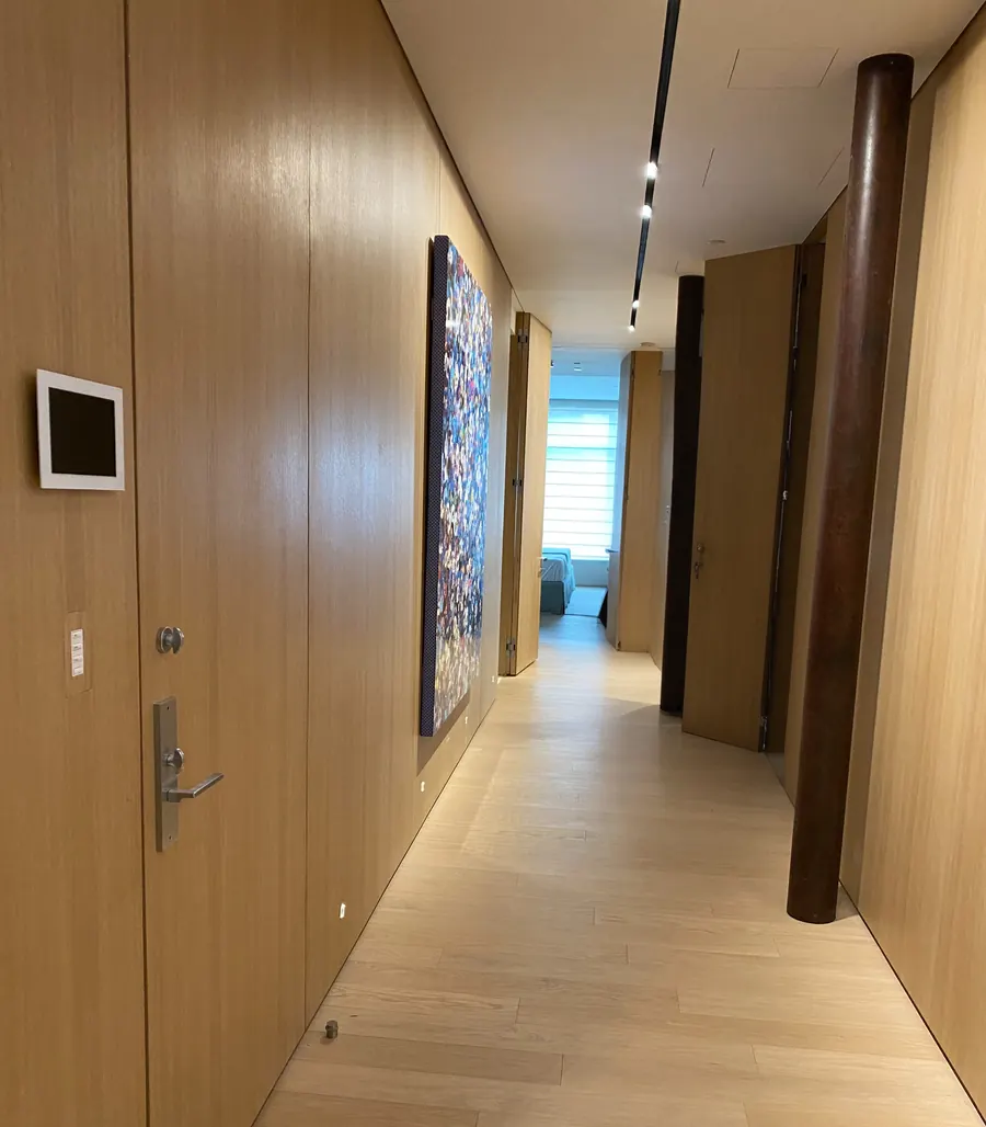 Custom built-in shelving